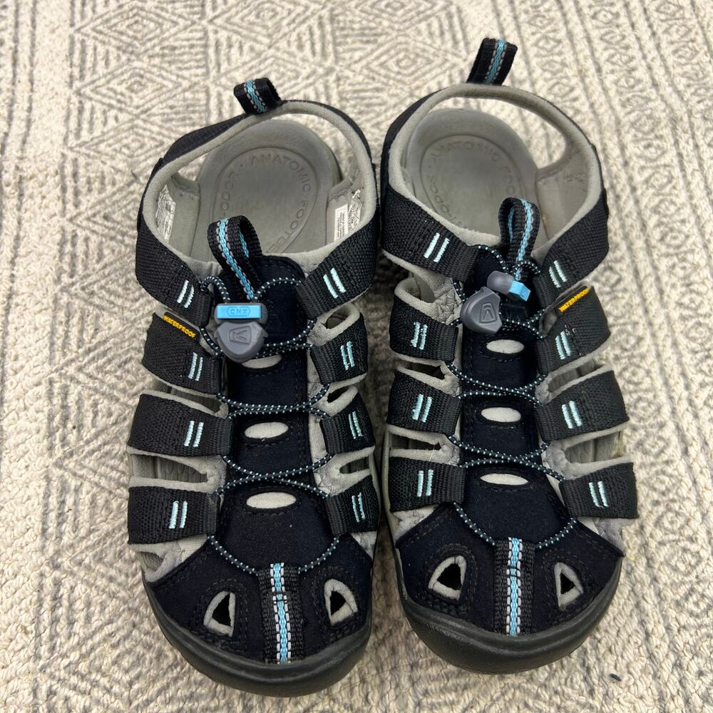 KEEN Clearwater CNX Sandals Black Radiance Waterproof Women’s Lightweight Hiking - Picture 2 of 12